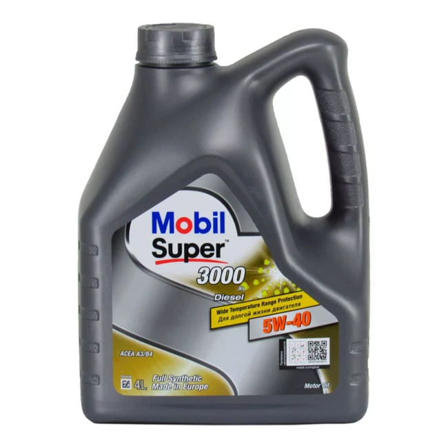 Моторное масло Mobil Super 3000 X1 Diesel 5W-40 4л (152572) Моторное масло Mobil Super 3000 X1 Diesel 5W-40 4л (152572)