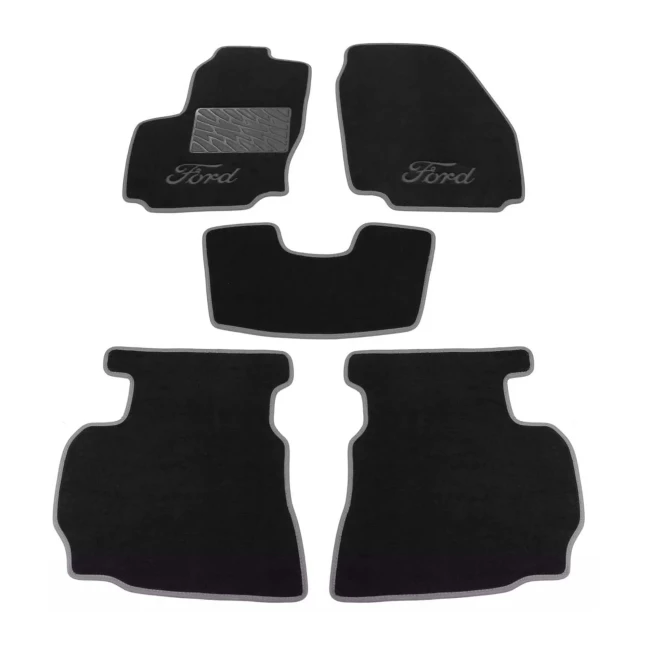 Двошарові килимки Sotra Classic 7mm Grey для Ford Mondeo (mkIII) 2007-2011 Двошарові килимки Sotra Classic 7mm Grey для Ford Mondeo (mkIII) 2007-2011