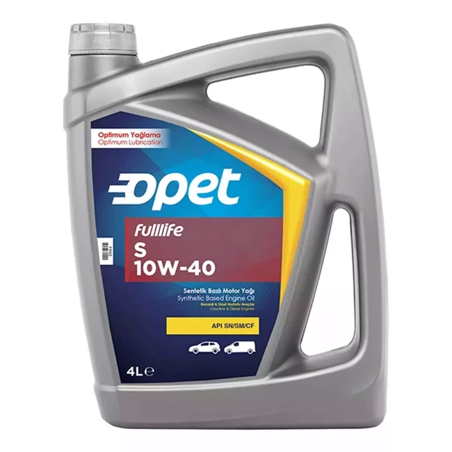 Моторное масло Opet Fulllife S 10W-40 4л (601357800)