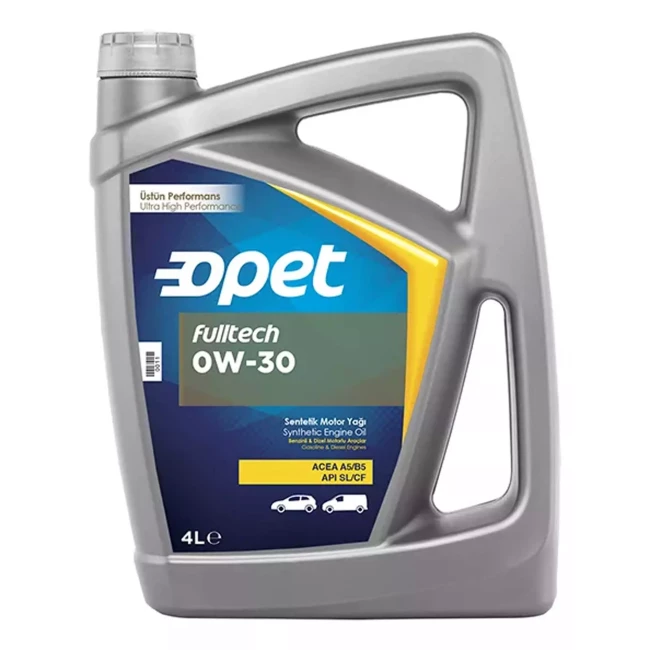 Моторное масло Opet Fulltech 0W-30 4+1л АКЦИЯ (601359149)