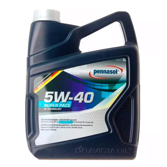 Моторна олива PENNASOL Super Pace 5W-40 4 л