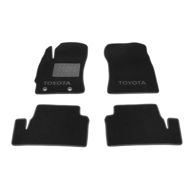 Двухслойные коврики Sotra Classic 7mm Black для Toyota Auris (mkII) 2013->