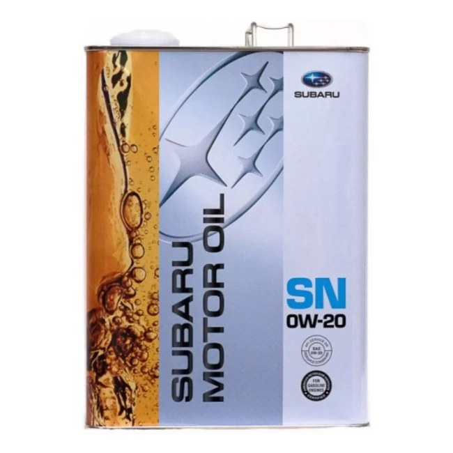 Моторное масло SUBARU Motor Oil 0W-20 4л (K0215Y0274) Моторное масло SUBARU Motor Oil 0W-20 4л (K0215Y0274)