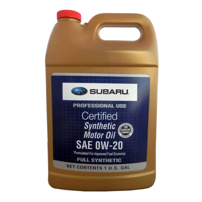 Моторное масло SUBARU SYNTHETIC OIL 0W-20 3.785л (SOA427V1315) Моторное масло SUBARU SYNTHETIC OIL 0W-20 3.785л (SOA427V1315)