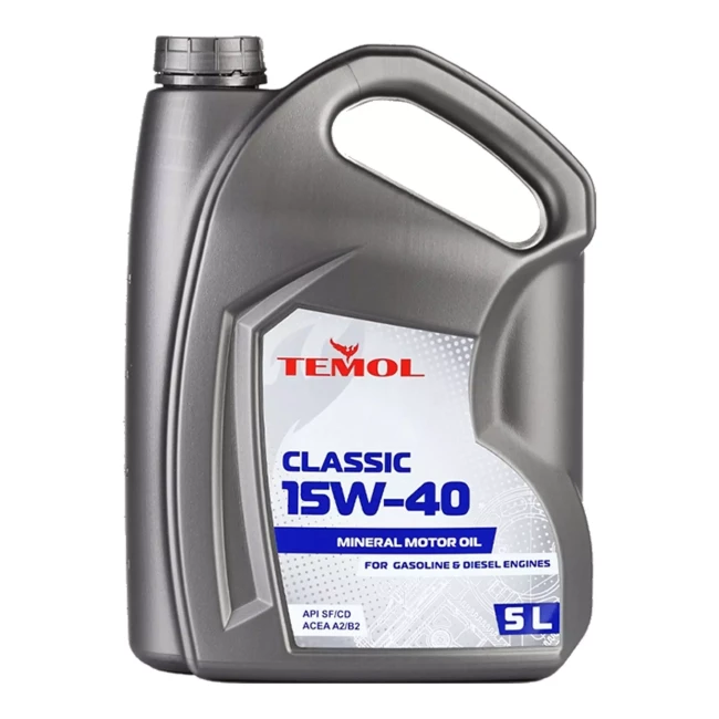 Моторна олива Temol Classic 15W-40 API SF/CC 5л