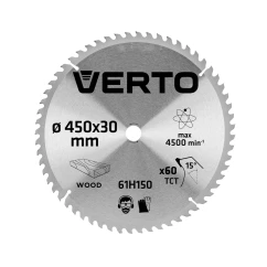 Диск отрезной VERTO 450 x 30 мм, 60 зубьев