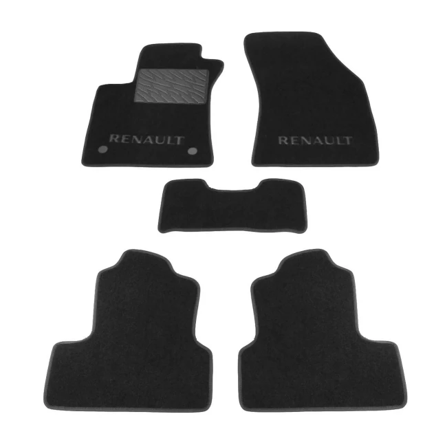 Двошарові килимки Sotra Classic 7mm для Renault Megane (mkIV)(хетчбек) 2016-> (ST 08756-GD-Black)