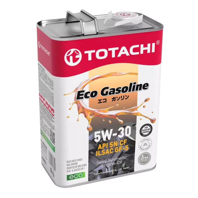 Моторное масло TOTACHI ECO GASOLINE 5W-30 4л (TTCH 5W30/4 ECO) Моторное масло TOTACHI ECO GASOLINE 5W-30 4л (TTCH 5W30/4 ECO)