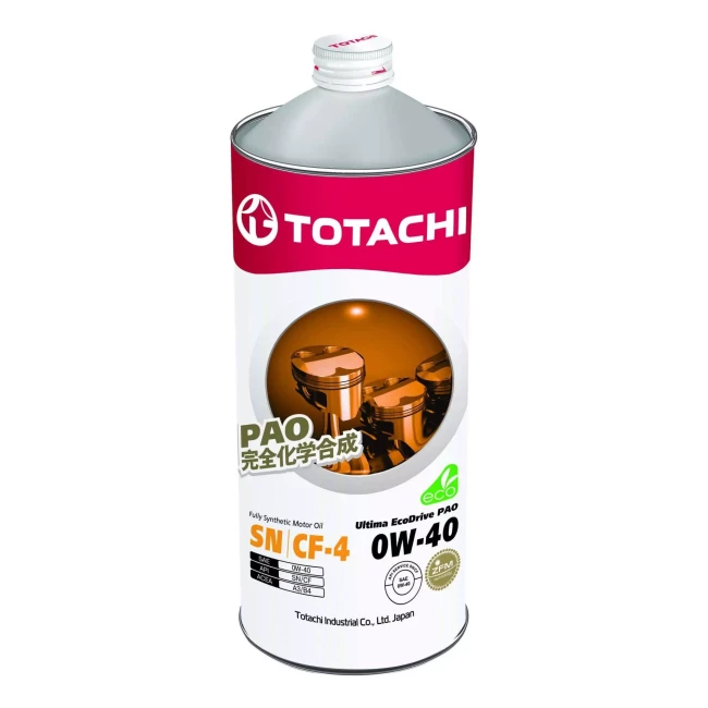 Масло моторное TOTACHI ULTIMA ECODRIVE PAO 0W-40 1л (TTCH 0W40/1)