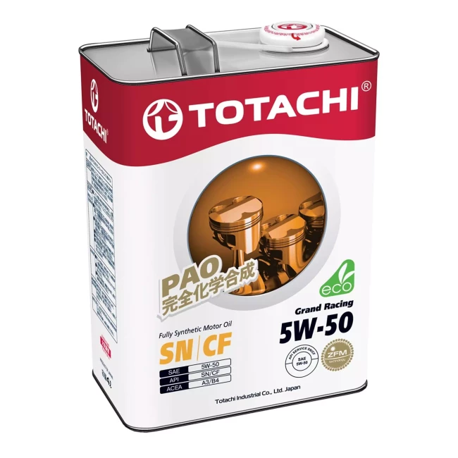 Моторное масло Totachi Grand Racing 5W-50 4л (TTCH 5W50/4 GR) Моторное масло Totachi Grand Racing 5W-50 4л (TTCH 5W50/4 GR)