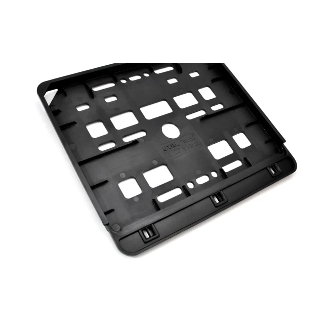 Рамка номерного знака AMiO - мотоциклетная черная 19x15 см (01166)