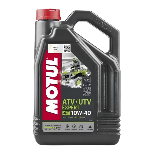 Масло моторное MOTUL 4T ATV-UTV Expert SAE 10W-40 4л (851641)