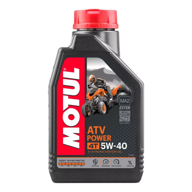 Моторное масло Motul ATV Power 4T 5W-40 1л (105897)