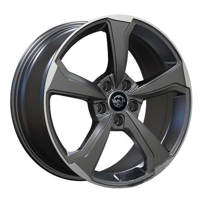 WSP ITALY WD005 FORMENTERA (R18 8 5x112 39 66,6) MATT GUN METAL POLISHED WSP ITALY WD005 FORMENTERA (R18 8 5x112 39 66,6) MATT GUN METAL POLISHED