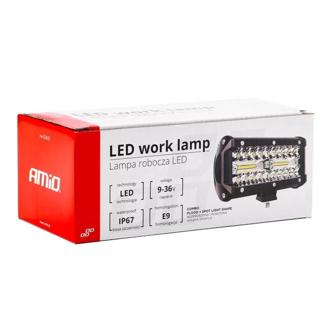 Лампа рабочая AMiO AWL19 40LED COMBO 9-36В (02433)