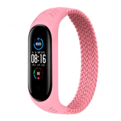 Ремешок BeCover Elastic Nylon Style для Xiaomi Mi Smart Band 5/Mi Smart Band 6 Size M Pink (706152) Ремешок BeCover Elastic Nylon Style для Xiaomi Mi Smart Band 5/Mi Smart Band 6 Size M Pink (706152)