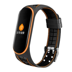 Ремінець BeCover Lattice Style для Xiaomi Mi Smart Band 5/6 Orange
