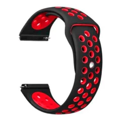 Ремешок BeCover Nike Style для Samsung Galaxy Watch Black-Red (705785)