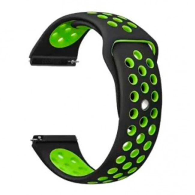 Ремешок BeCover Nike Style для Samsung Galaxy Watch Black-Green (705694) Ремешок BeCover Nike Style для Samsung Galaxy Watch Black-Green (705694)