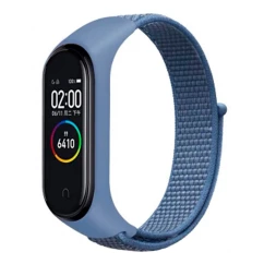 Ремінець BeCover Nylon Style для Xiaomi Mi Smart Band 5/6 Blue