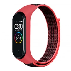 Ремешок BeCover Nylon Style для Xiaomi Mi Smart Band 5/6 Black/Red (705416) Ремешок BeCover Nylon Style для Xiaomi Mi Smart Band 5/6 Black/Red (705416)