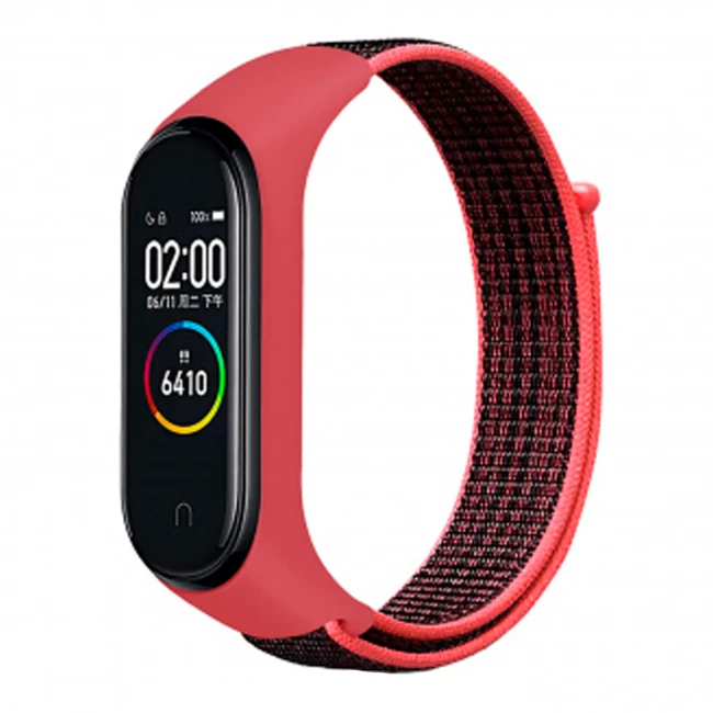 Ремешок BeCover Nylon Style для Xiaomi Mi Smart Band 5/6 Black/Red (705416) Ремешок BeCover Nylon Style для Xiaomi Mi Smart Band 5/6 Black/Red (705416)