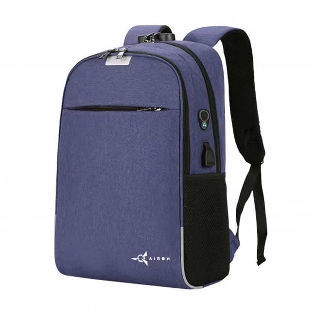 Рюкзак для ноутбука Airon Lock 18л Blue (4822356710650)