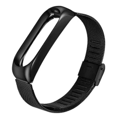 Ремінець BeCover Metal для Xiaomi Mi Band 4/3 Black (704651)