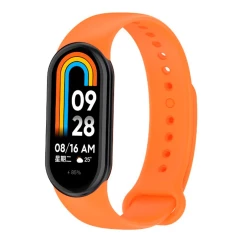 Силіконовий ремінець BeCover для Xiaomi Mi Smart Band 8 Orange
