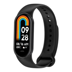 Силиконовый ремешок BeCover для Xiaomi Mi Smart Band 8 Black