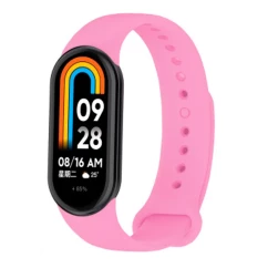 Силіконовий ремінець BeCover для Xiaomi Mi Smart Band 8 Hot Pink