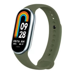 Силіконовий ремінець BeCover для Xiaomi Mi Smart Band 8 Khaki