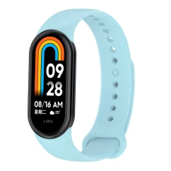 Силіконовий ремінець BeCover для Xiaomi Mi Smart Band 8 Light Blue