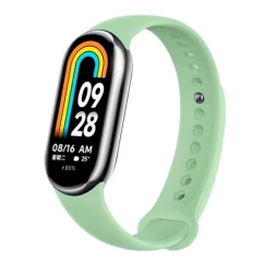 Силіконовий ремінець BeCover для Xiaomi Mi Smart Band 8 Light Green