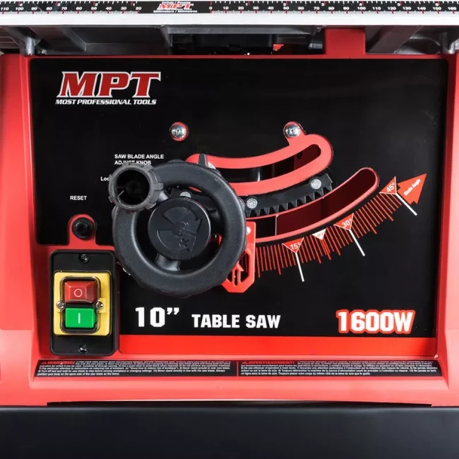 Станок для дерева циркулярный MPT 1600 Вт 4800 об/мин 254мм (MTS2502)