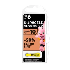 Батарейка DURACELL HA 10 6 шт (81546854)