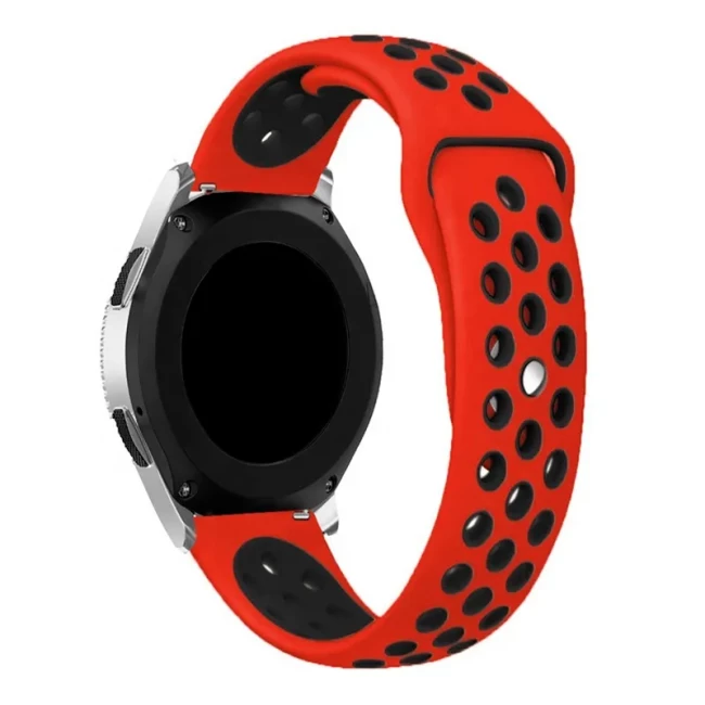 Ремешок BeCover Vents Style для Xiaomi Black-Red (705808)