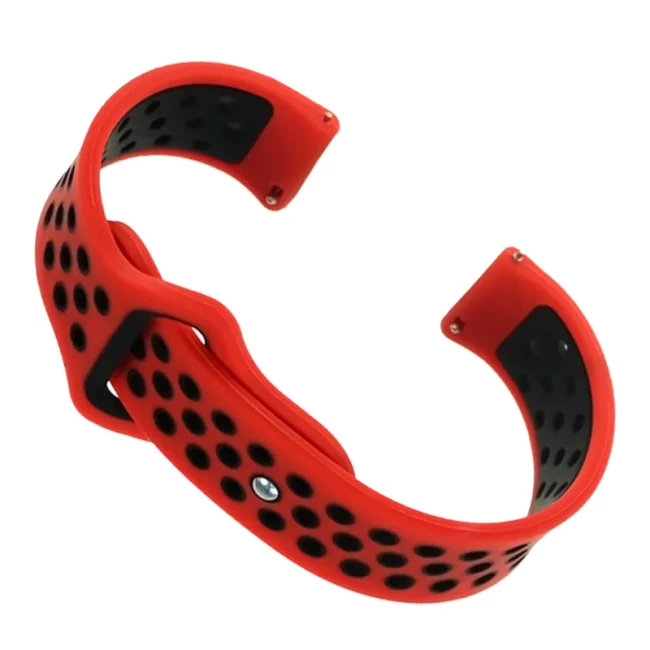 Ремешок BeCover Vents Style для Xiaomi Black-Red (705808)