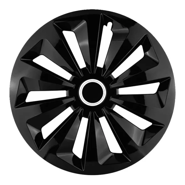 Колпак автомобильный Jestic Fox Ring Black R16 4шт (25518) Колпак автомобильный Jestic Fox Ring Black R16 4шт (25518)