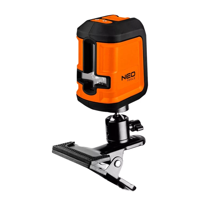 Лазерный уровень NEO TOOLS, 15 м, зеленый, с чехлом и железным держателем (75-106)
