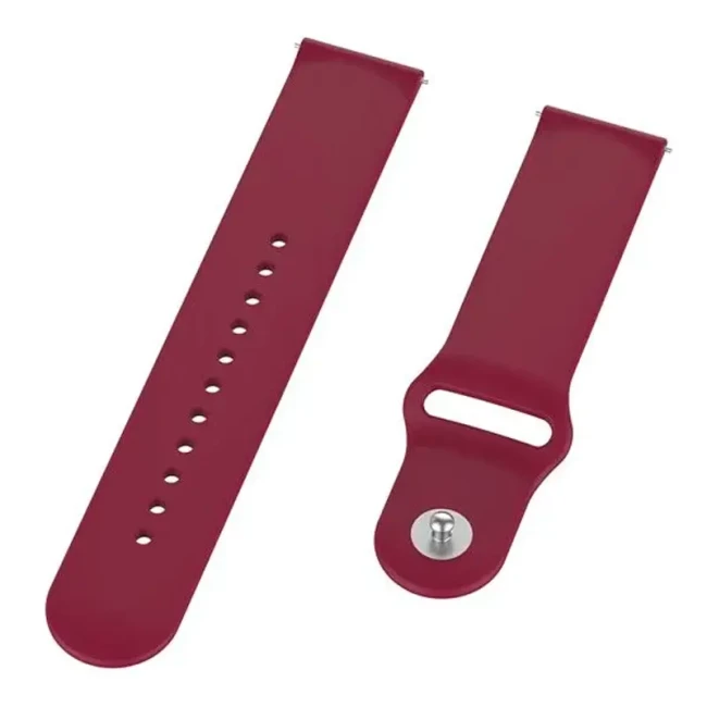 Силиконовый ремешок BeCover для Amazfit Dark-Red (706369)