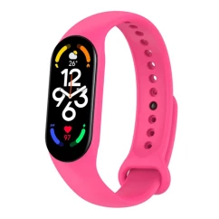 Силиконовый ремешок BeCover для Xiaomi Mi Smart Band 7 Hot Pink