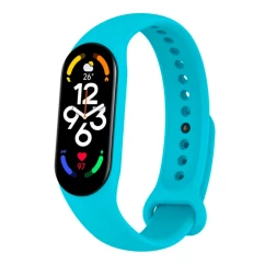 Силиконовый ремешок BeCover для Xiaomi Mi Smart Band 7 Light Blue