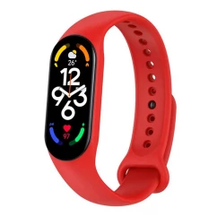 Силиконовый ремешок BeCover для Xiaomi Mi Smart Band 7 Red