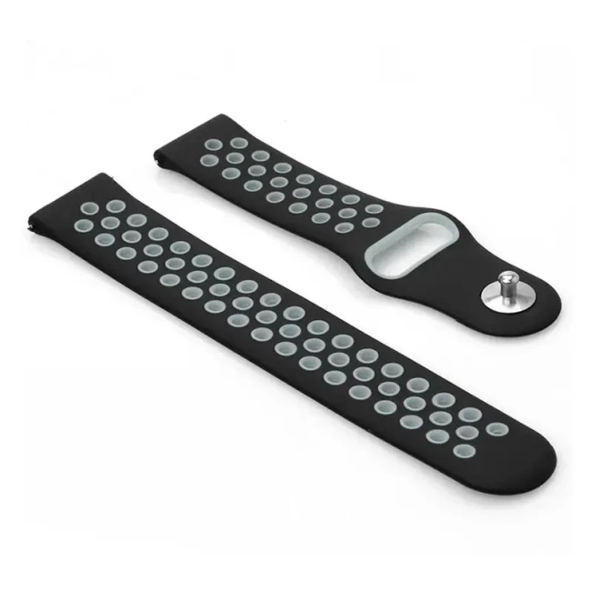 Ремешок BeCover Nike Style для Xiaomi Amazfit Black-Grey (705702)