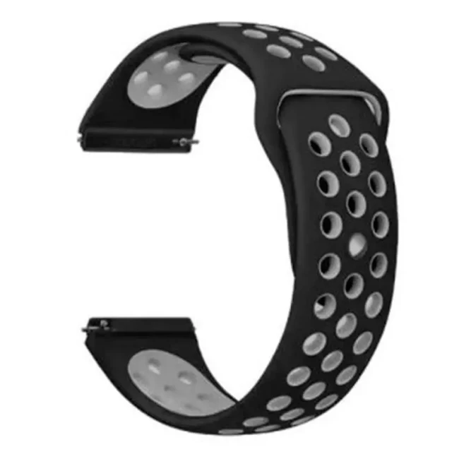 Ремешок BeCover Nike Style для Xiaomi Amazfit Black-Grey (705702)