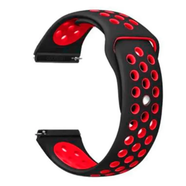 Ремешок BeCover Nike Style для Xiaomi Amazfit Black-Red (705704)