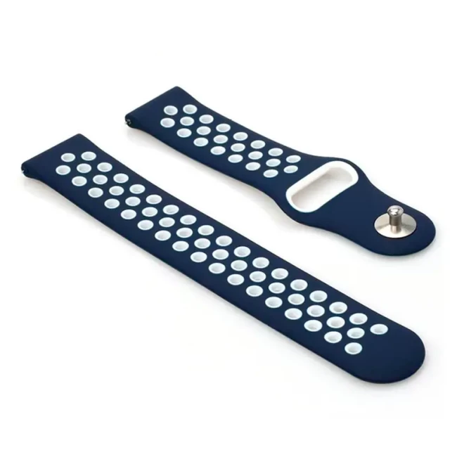 Ремешок BeCover Nike Style для Xiaomi Amazfit Blue-White (705707)
