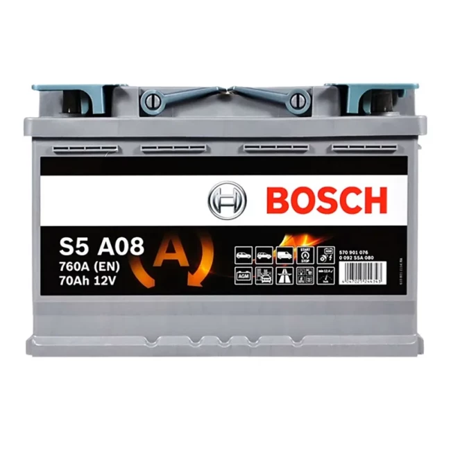Автомобільний акумулятор BOSCH S5 A08 6CT-70Ah АзЕ (0092S5A080)
