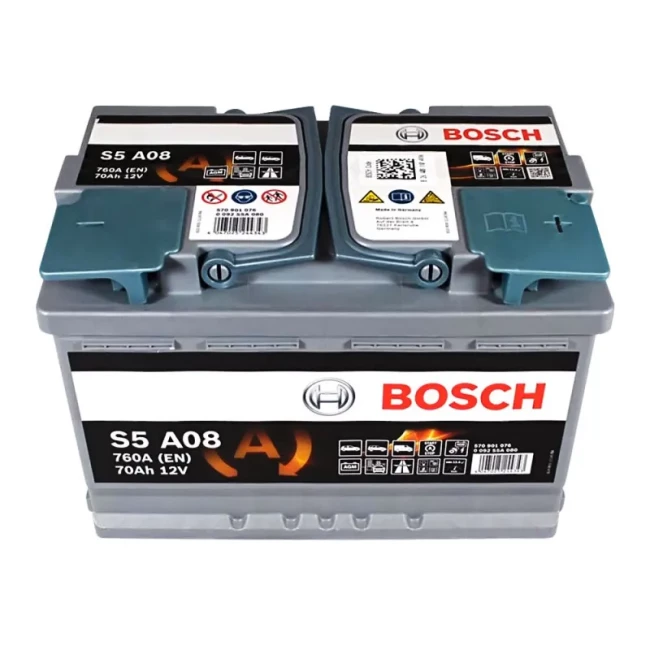Автомобільний акумулятор BOSCH S5 A08 6CT-70Ah АзЕ (0092S5A080)